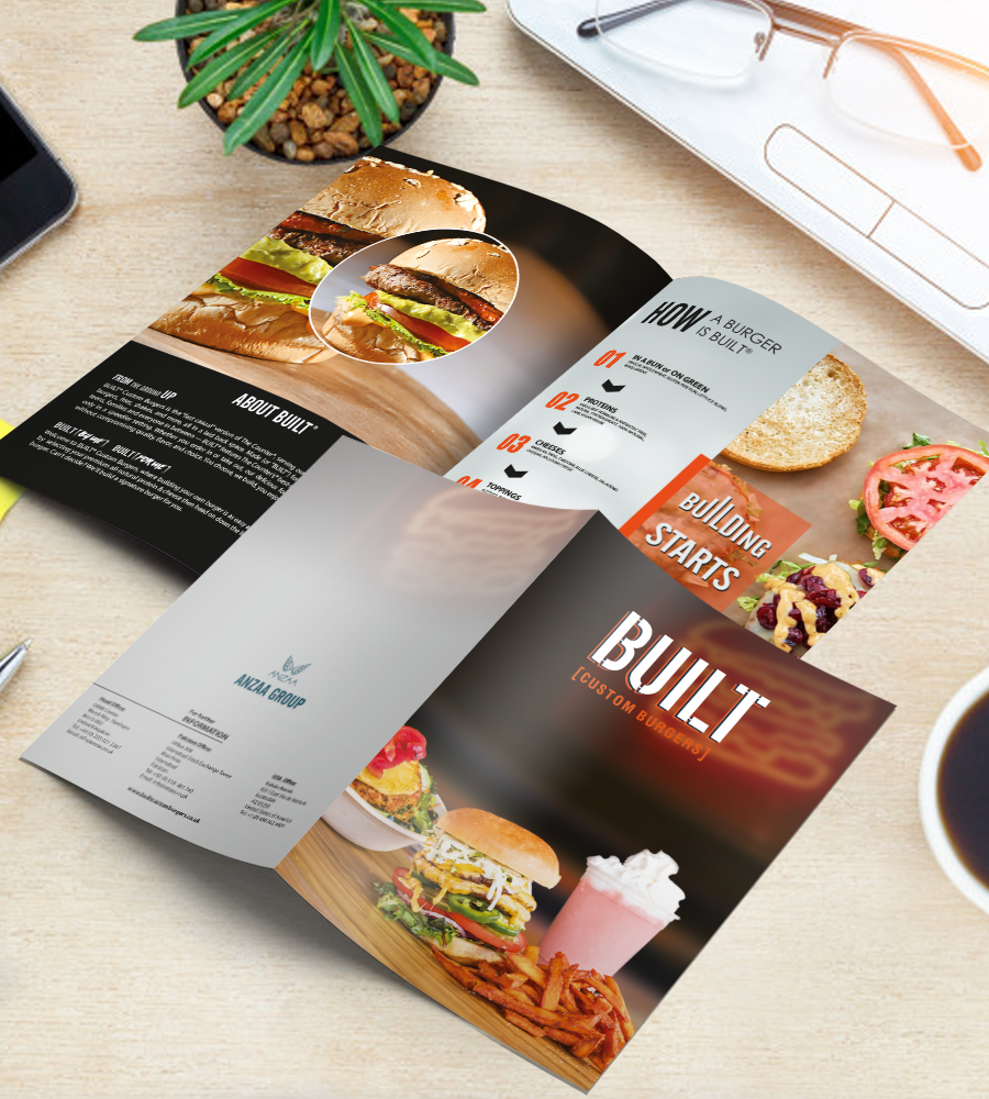 A3 Half Fold Leaflets