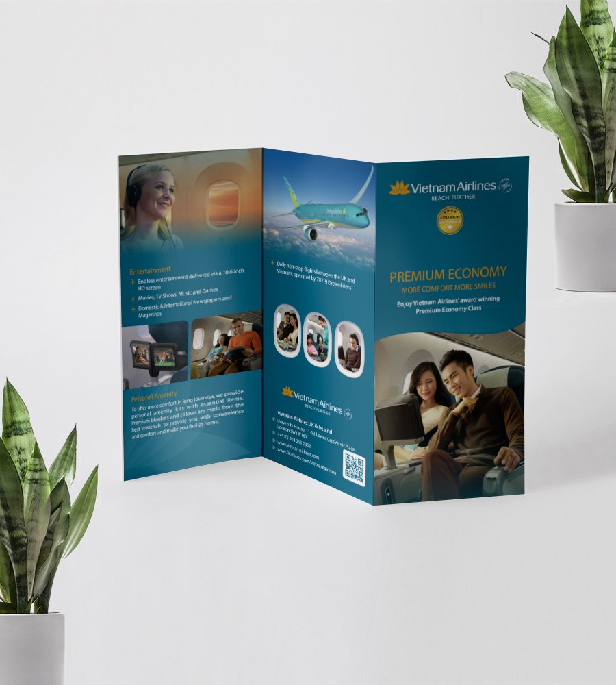 A3 Roll Fold Leaflets