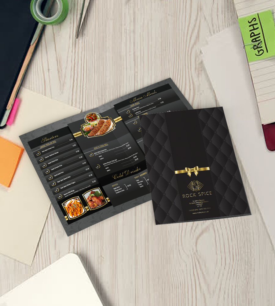 A4 Half Fold Leaflets