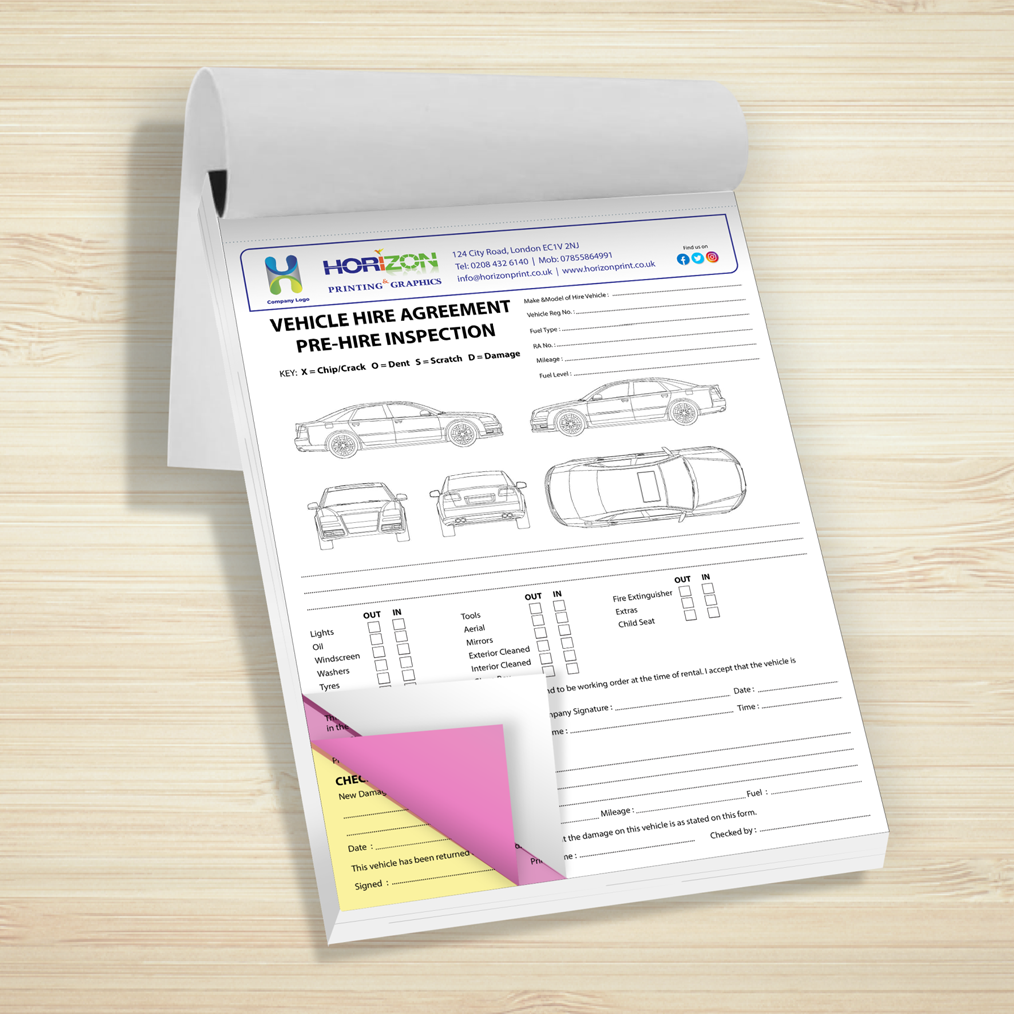 A4 NCR Books