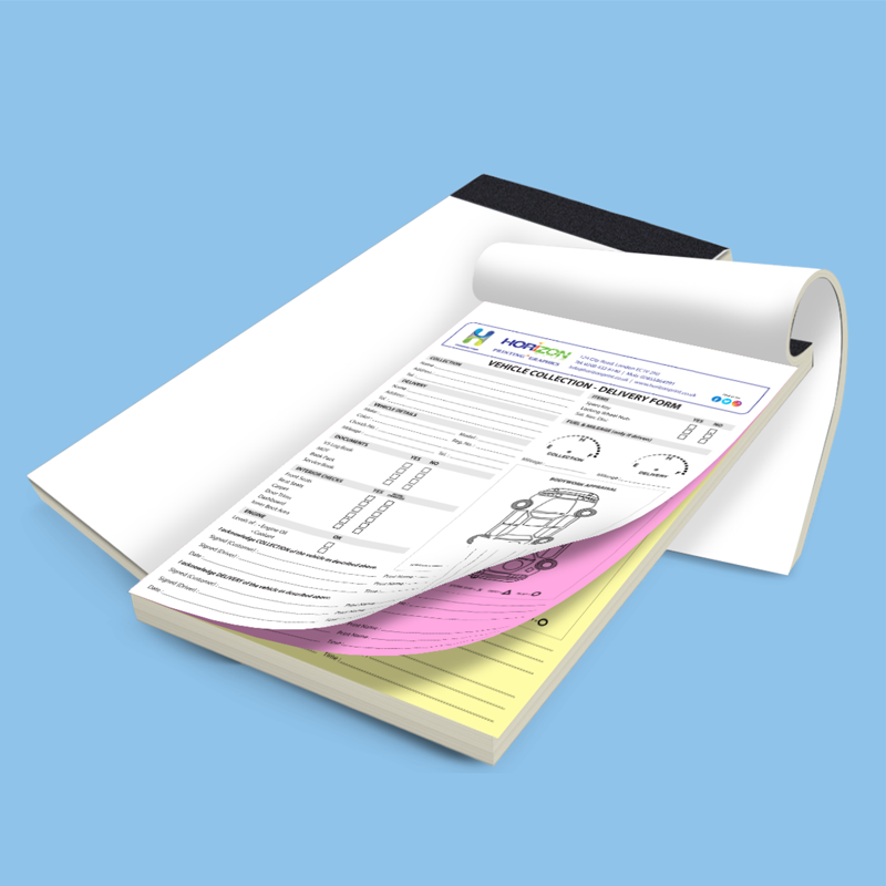 A4 Vehicle Collection Delivery Form