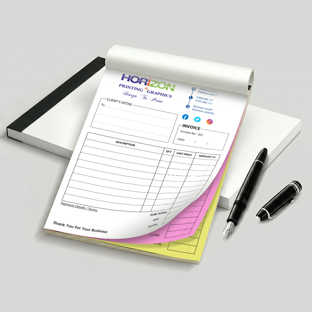 A5 NCR Books