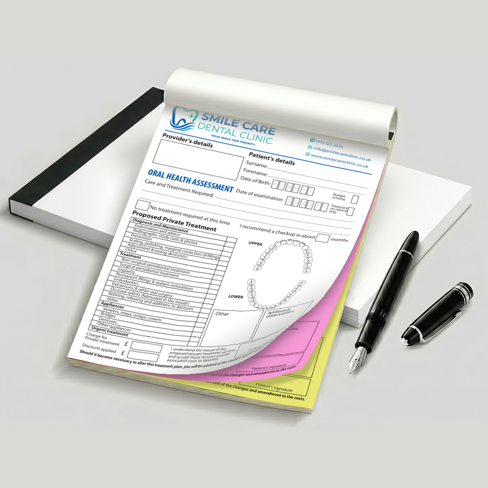 A5 Oral Health Assessment (Dental Records)
