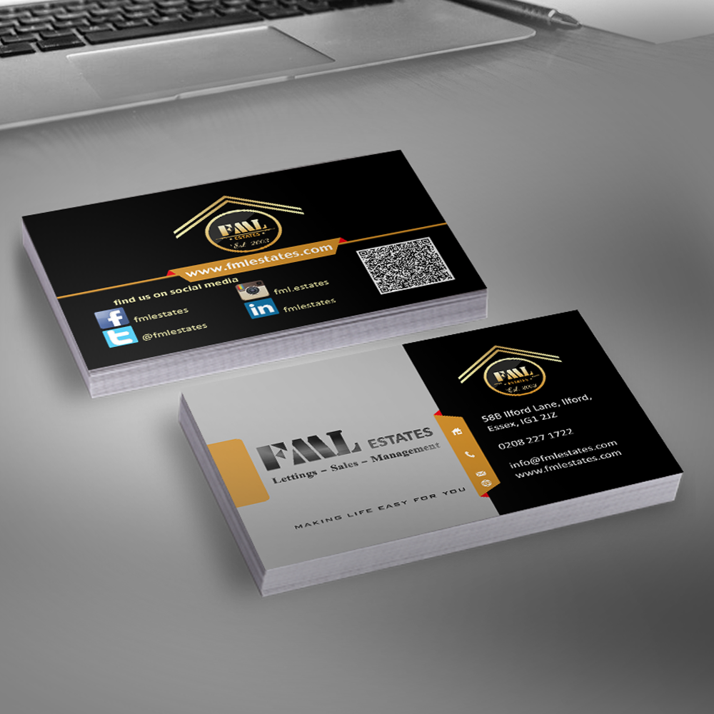 Textured Business Cards